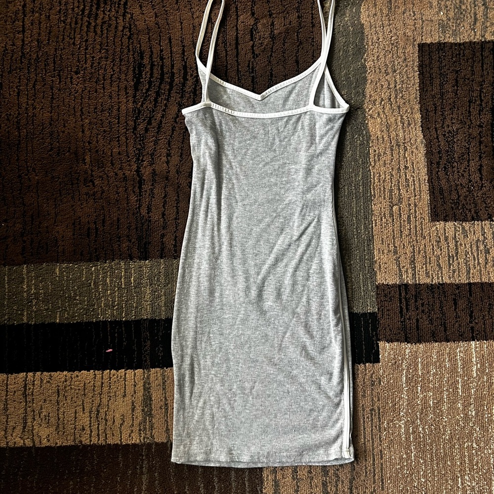 Gray Mini Dress - Picture 2 of 2